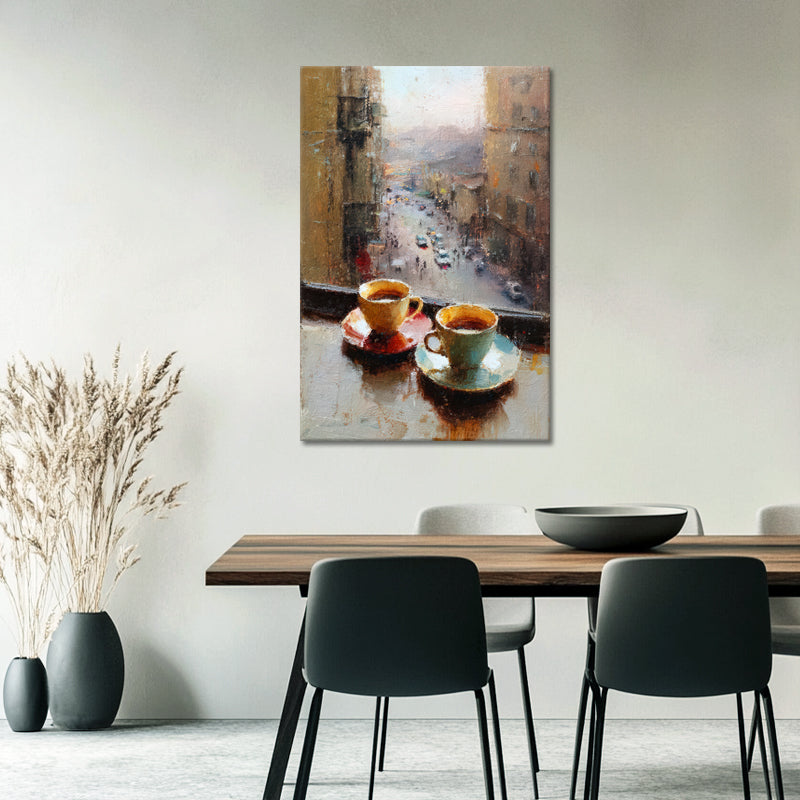 Twee Kopjes Warme Koffie