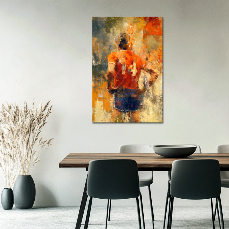 Johan Cruyff 14 - abstrakt