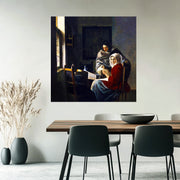 Unterbrechung der Musik - Johannes Vermeer