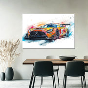 Mercedes AMG GT3 Gemälde