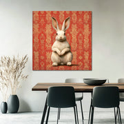 Kaninchen im Vintage-Stil