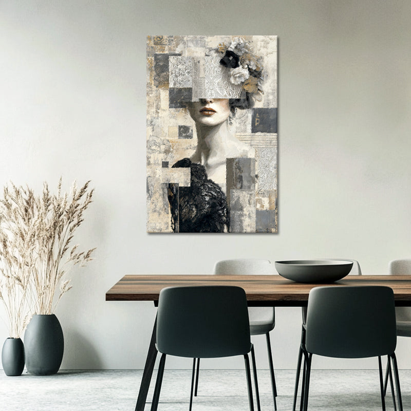 Mixed-Media-Porträt