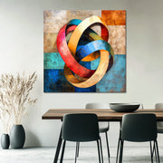 Abstracte kleurrijke vormen