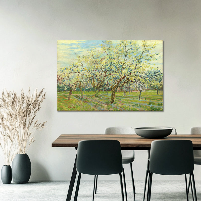 Boomgaard met bloeiende pruimenbomen - Van Gogh