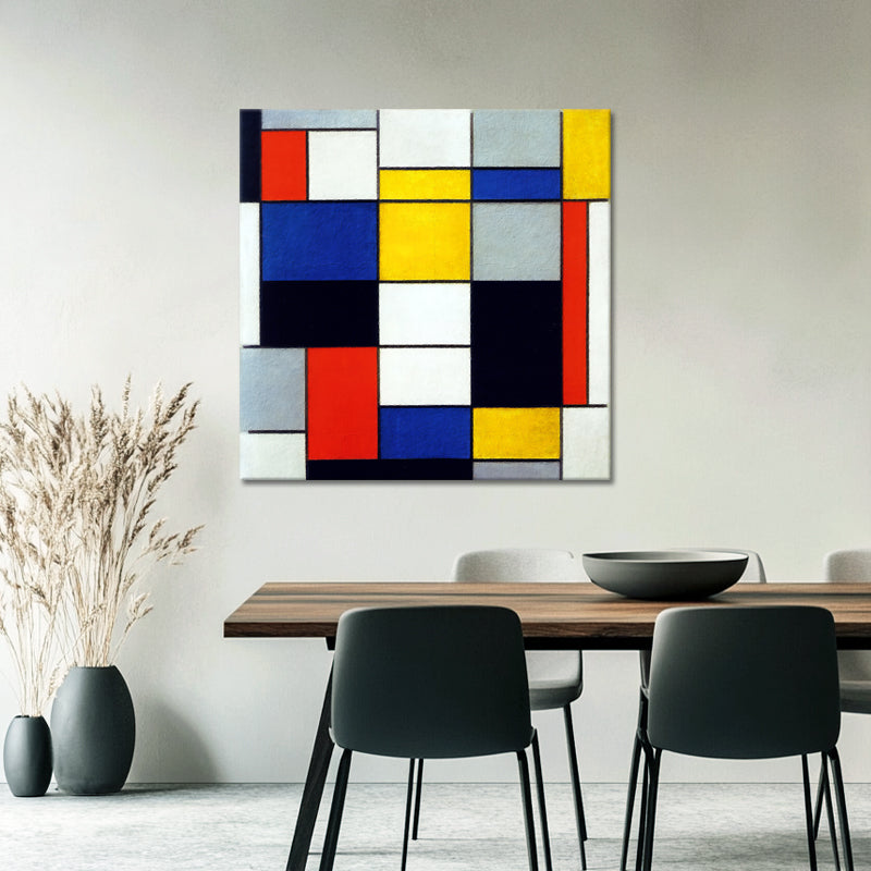 de 7 Kleurcontrasten II - Piet Mondriaan
