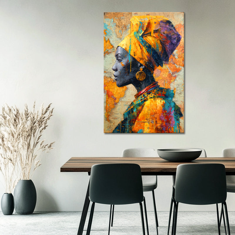 Frau mit Turban