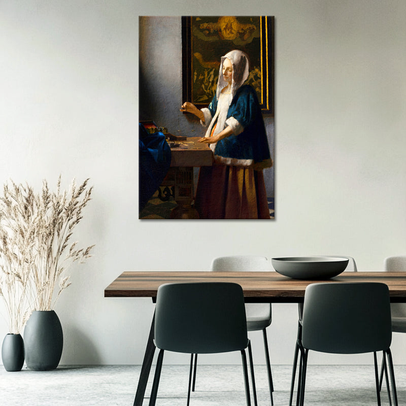Vrouw met weegschaal - Johannes Vermeer