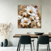 Abstrakte Weiße Blumen II