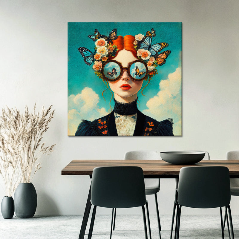 Vrouw met vlinders Art II