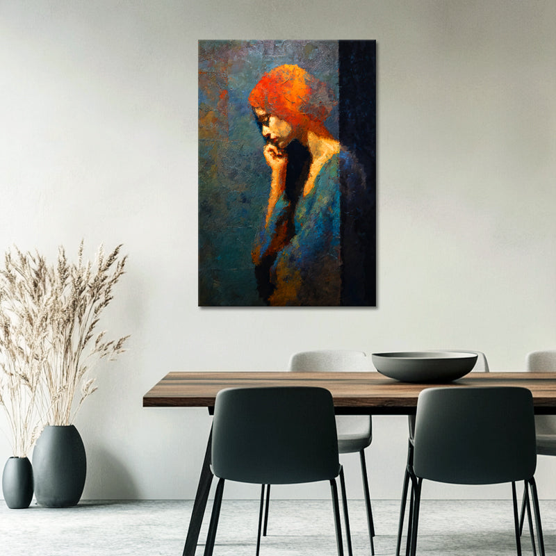 Kunstwerk vrouw in zijaanzicht I