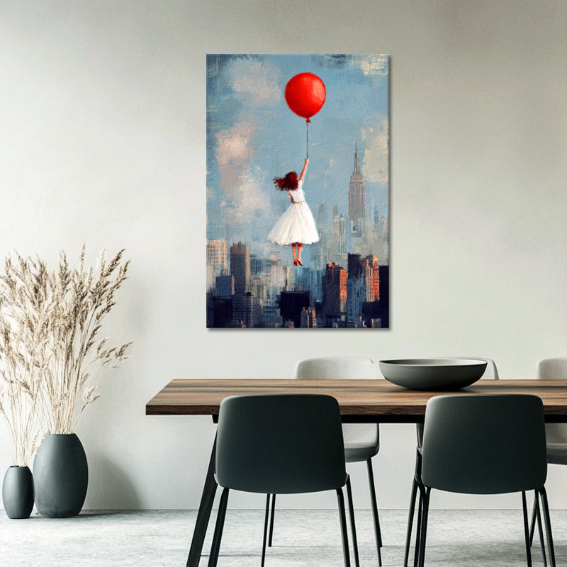 Mädchen mit Ballon Gemälde I