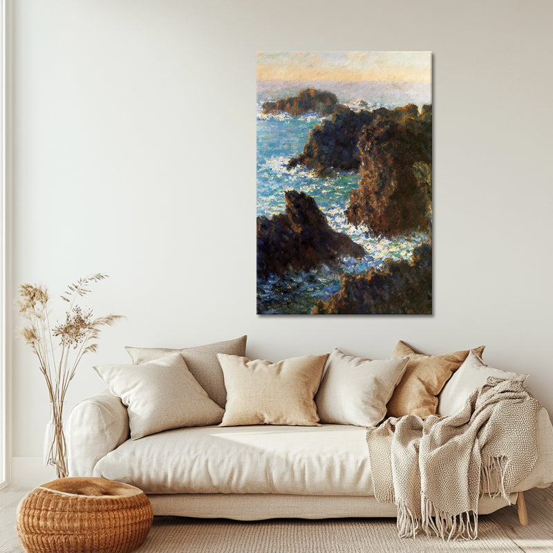 Die Felsen von Belle-Île - Monet