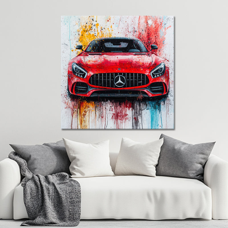 Roter Mercedes-AMG GT II