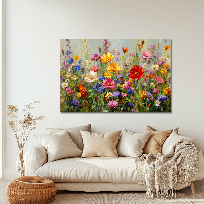 Wildblumenwiese Gemälde II