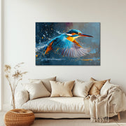 Farbenfroher Eisvogel
