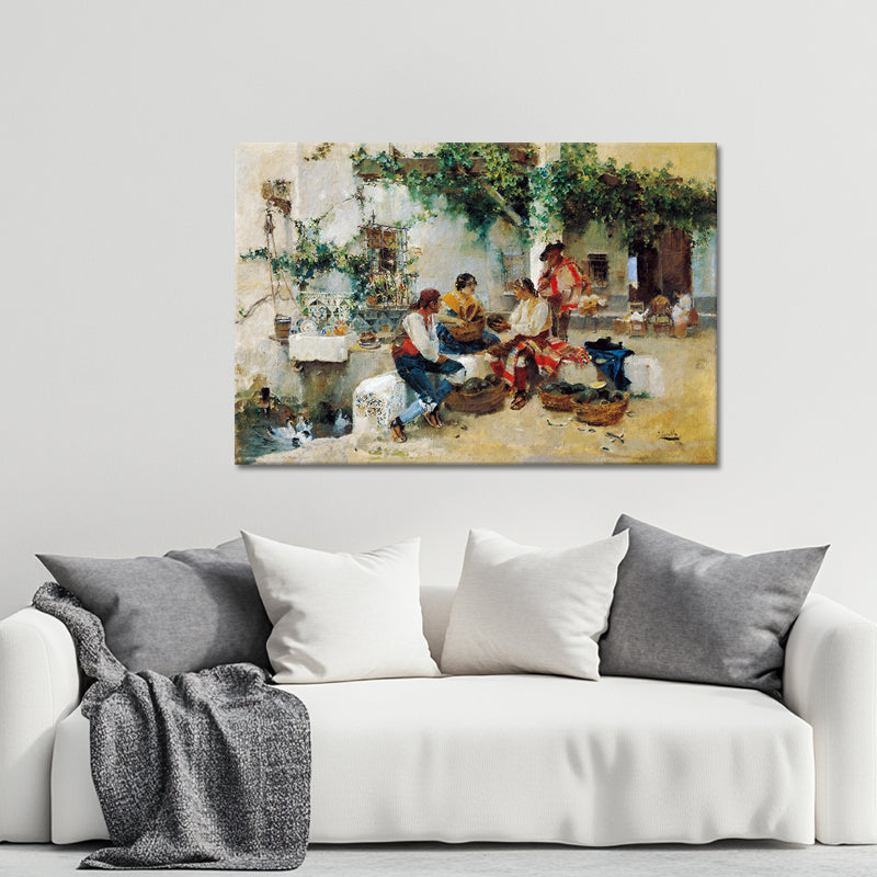 Orangenverkäufer - Joaquín Sorolla