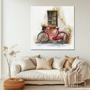 Fiets Met Bloemen Art II