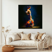 Porträt Spanischer Flamenco
