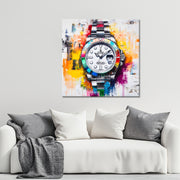 Buntes Rolex-Gemälde