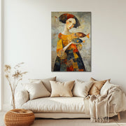 Vrouw en Vis Kunst