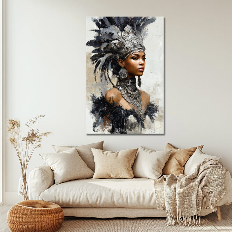 Porträt einer afrikanischen Frau