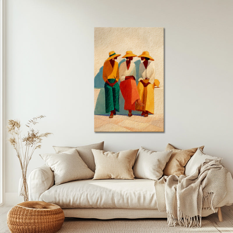 Drie Zittende Vrouwen I