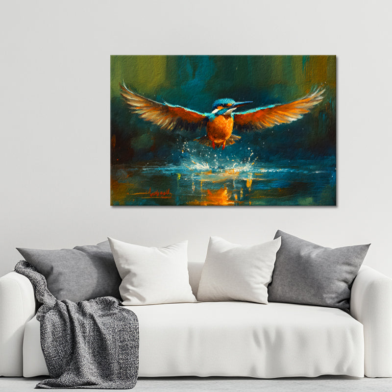 Gemälde Eisvogel III