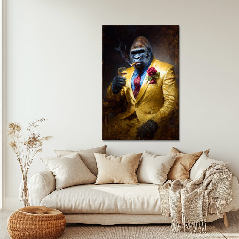 Stilvoller Gorilla