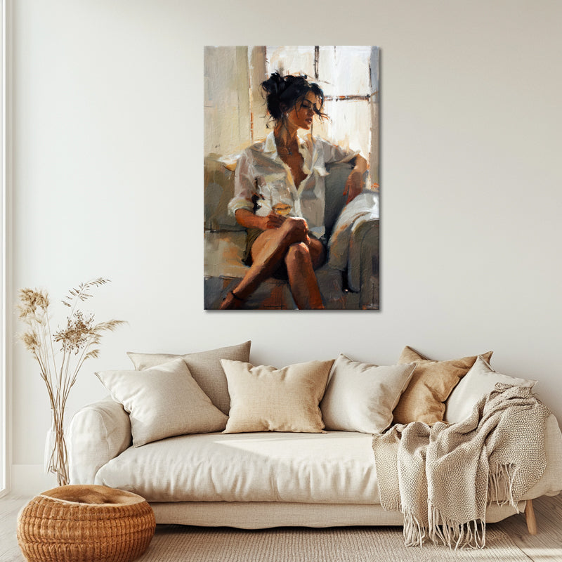 Vrouw op de Sofa