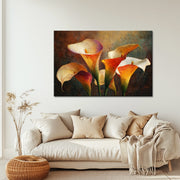 Warme Calla-Lilien