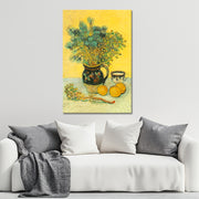 Majolica Jug with Wildflowers- Van Gogh