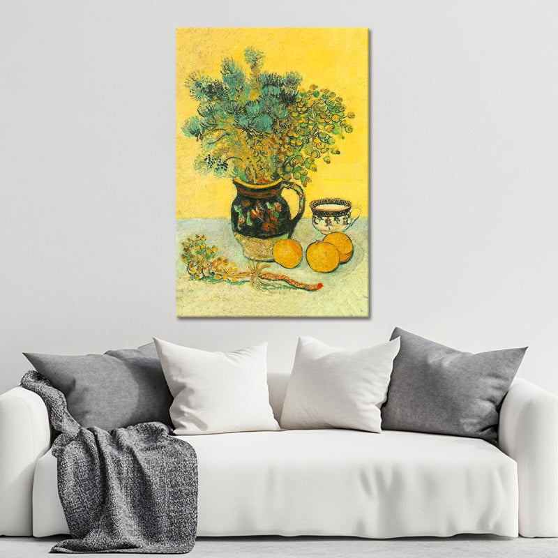 Majolica Jug with Wildflowers- Van Gogh