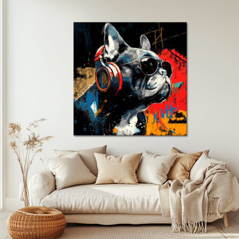 Dog graffit art