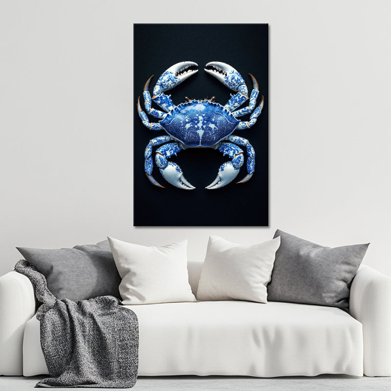 Krab in delfts stijl
