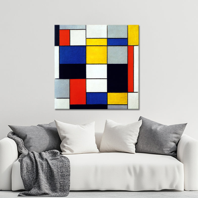 de 7 Kleurcontrasten II - Piet Mondriaan