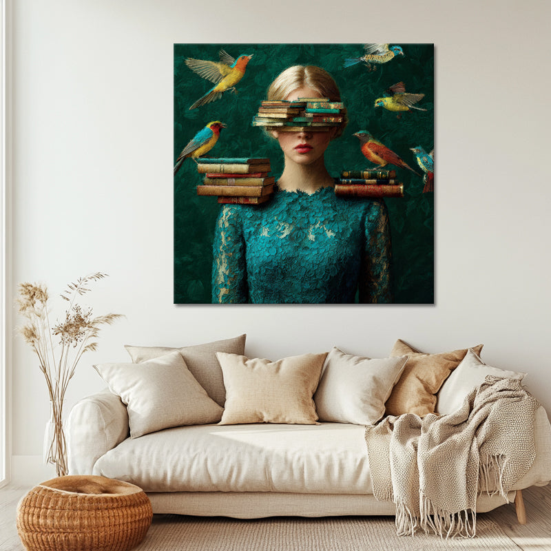 Surreales Frauenporträt