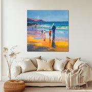 Sfeervol strandlandschap