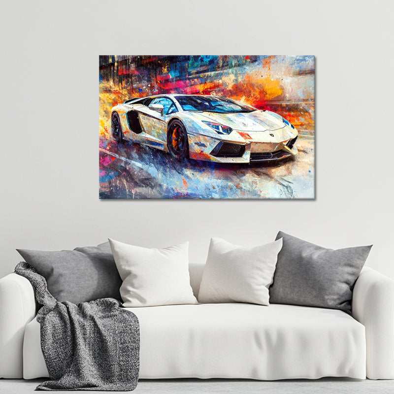 Lamborghini Aventador car dynamic