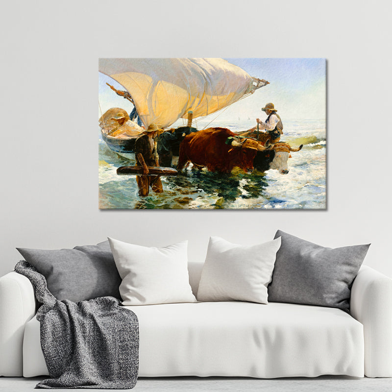 Return from fishing - Joaquín Sorolla