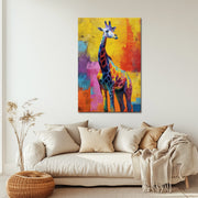 bunte Giraffe