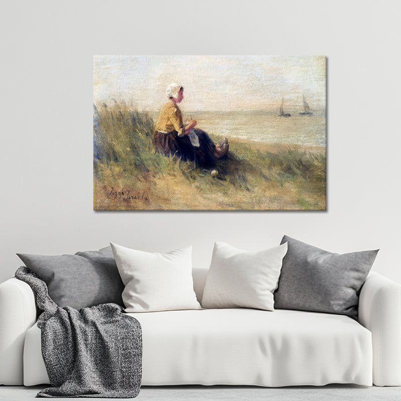 Vrouw Aan De Kust - Jozef Israels
