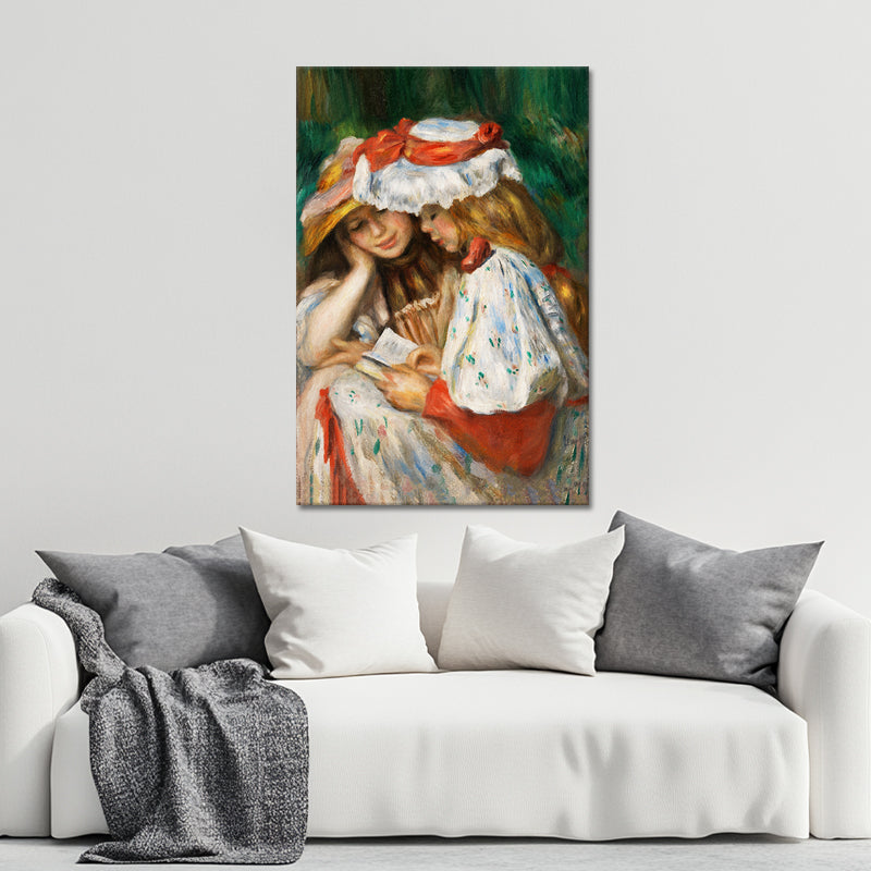 Zwei lesende Mädchen - August Renoir