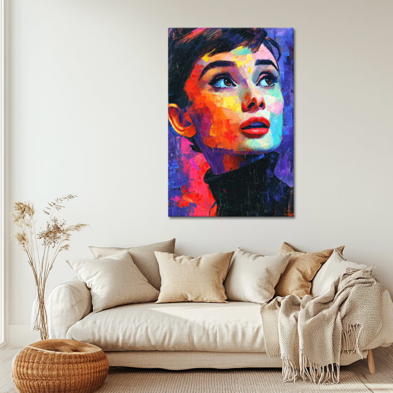 Schilderij Audrey Hepburn