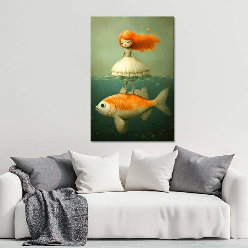 Mädchen mit Goldfisch III