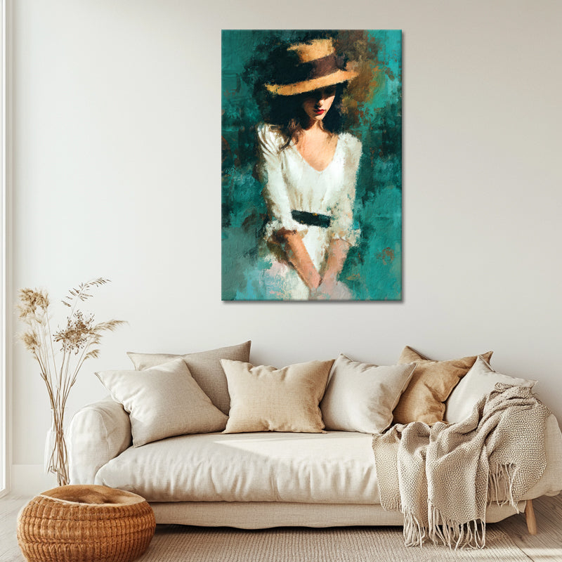 Vrouw met hoed – Modern
