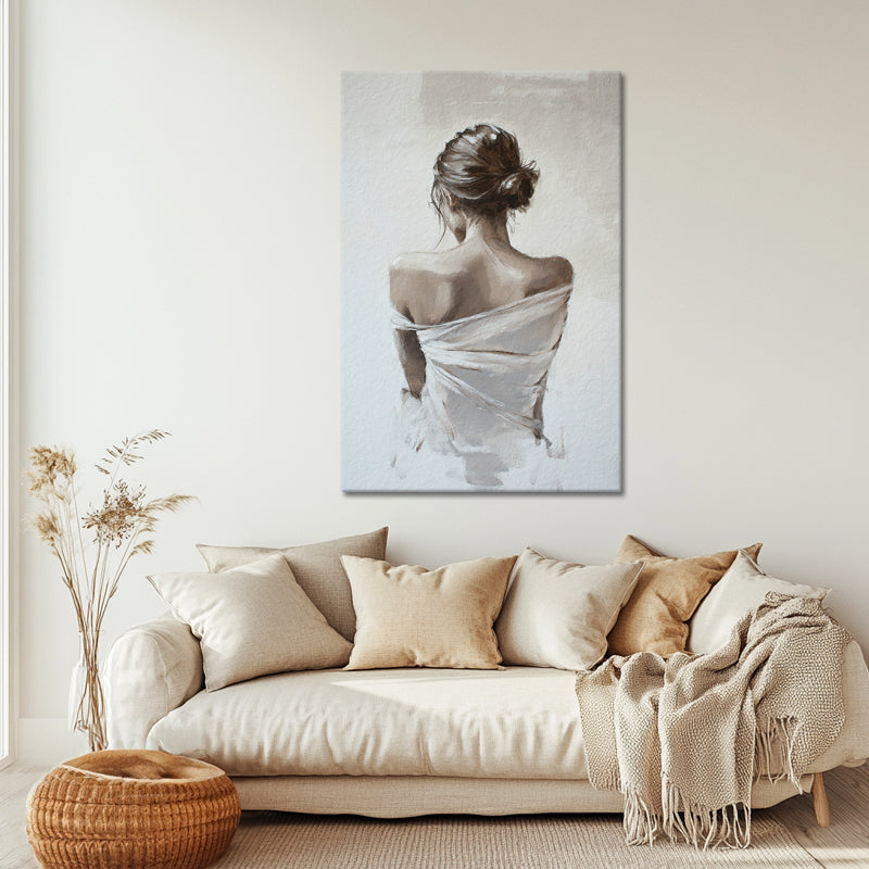 Elegante Rückenansicht