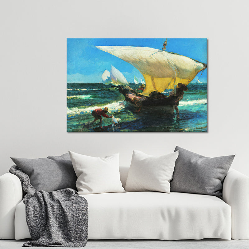 on-the-coast-of-valencia - Joaquin Sorolla