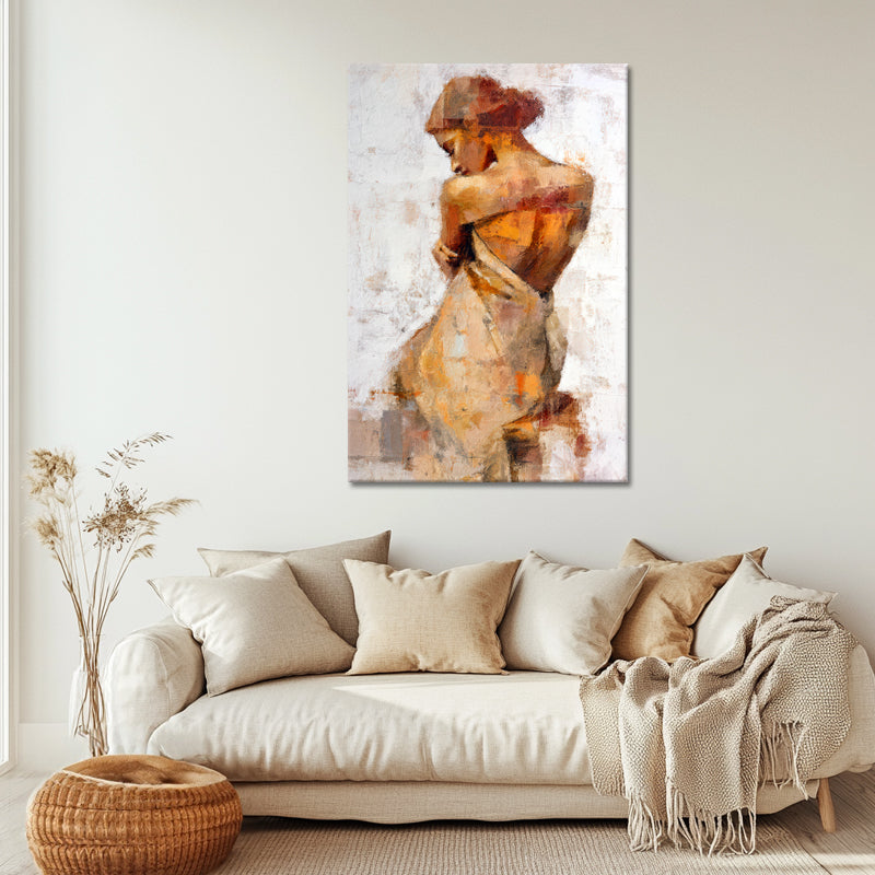 Sitzende Frau von hinten II