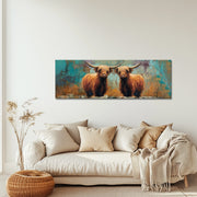 Schotse Hooglanders Panorama