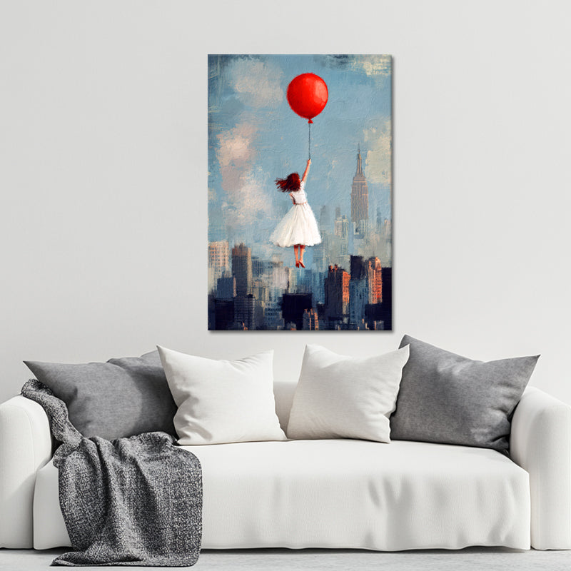 Mädchen mit Ballon Gemälde I